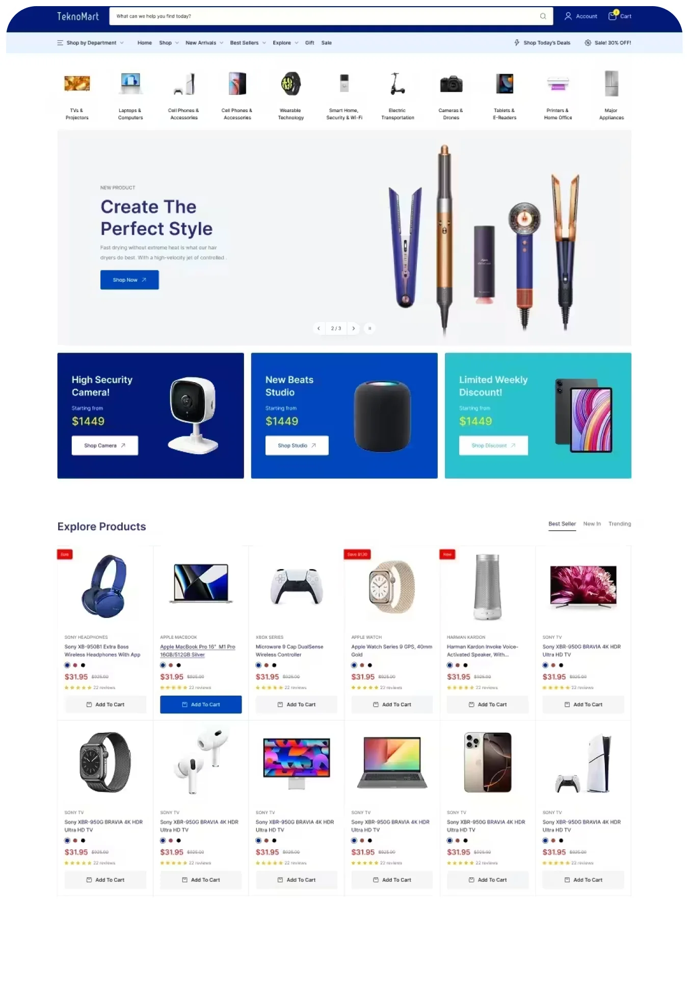 Online Store template